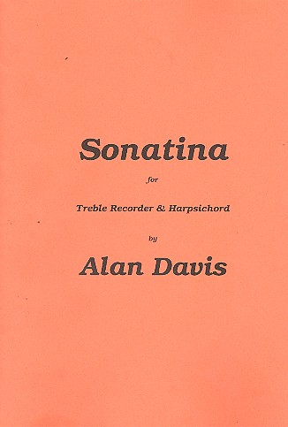 Vorderes Coverbild Sonatina for treble recorder and harpsichord