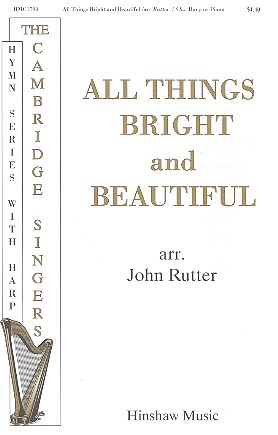 Vorderes Coverbild All Things bright and beautiful for