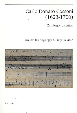 Vorderes Coverbild Carlo Donato Cossoni thematisches