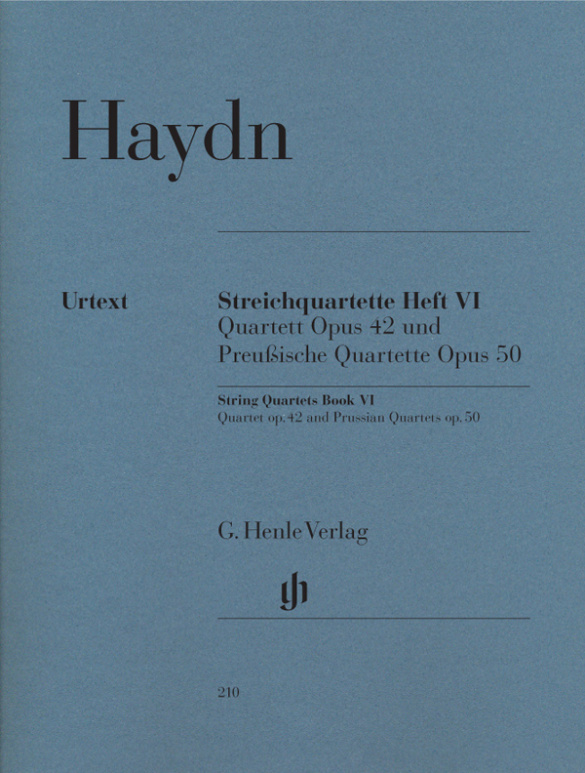 Vorderes Coverbild Streichquartette Band 6 op.42 und op.50