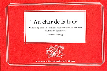 Vorderes Coverbild Variationen über Au Clair de la lune