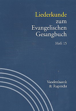 Vorderes Coverbild Liederkunde zum EG Band 15