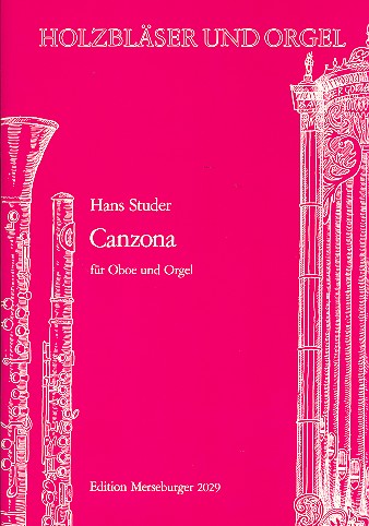 Vorderes Coverbild Canzona für Oboe und Orgel