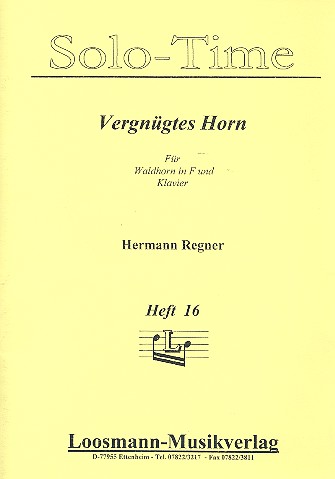 Vorderes Coverbild Vergnügtes Horn für Horn und Klavier