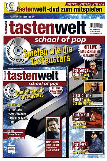 Vorderes Coverbild Tastenwelt School of Pop vol.1 (+DVD)