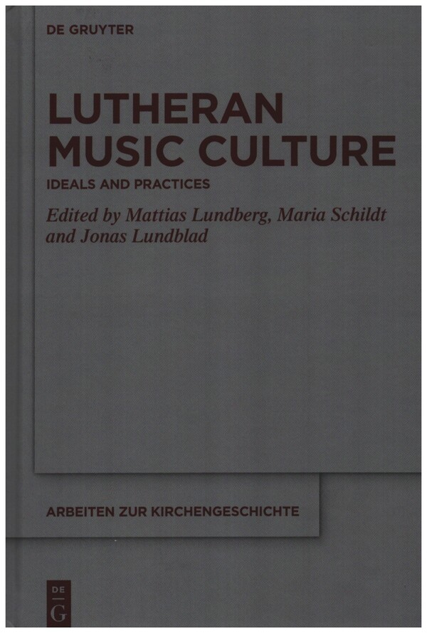 Vorderes Coverbild Lutheran Music Culture