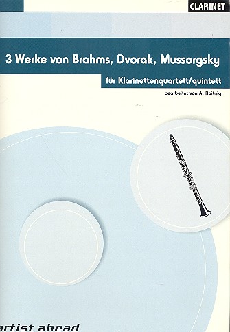 Vorderes Coverbild 3 Werke von Brahms, Dvorak, Mussorgsky