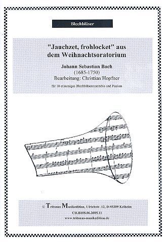 Vorderes Coverbild Jauchzet frohlocket für 10-stimmiges