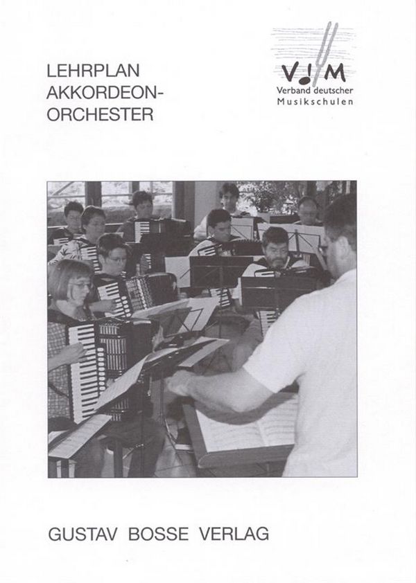 Vorderes Coverbild Lehrplan Akkordeonorchester