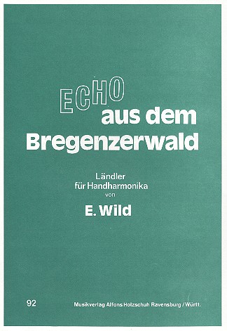Vorderes Coverbild Echo aus dem Bregenzerwald
