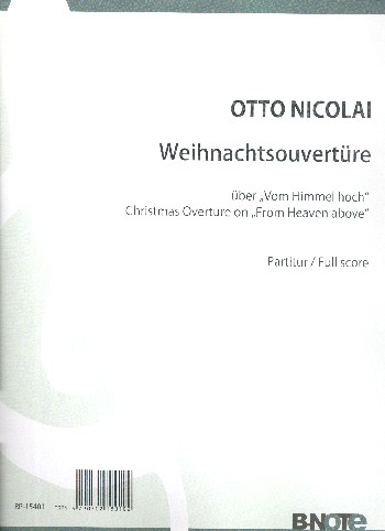 Vorderes Coverbild Weihnachts-Ouvertüre über den Choral