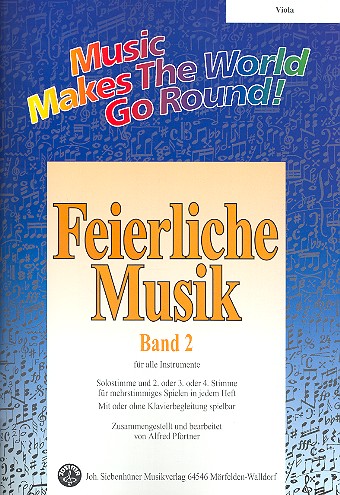 Vorderes Coverbild Feierliche Musik Band 2 für flexible Ensemble