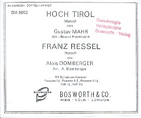 Vorderes Coverbild Hoch Tirol  und  Franz Ressel: