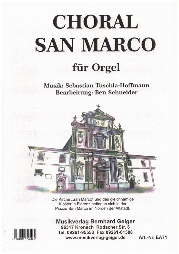 Vorderes Coverbild Choral San Marco