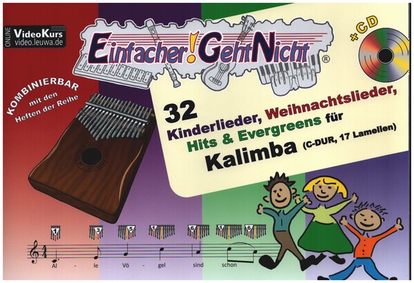 Vorderes Coverbild 32 Kinderlieder, Weihnachtslieder, Hits & Evergreens (+CD)