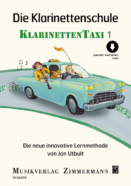 Vorderes Coverbild Klarinettentaxi Band 1 (+Online Audio)