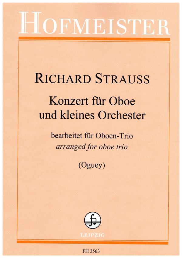 Vorderes Coverbild Konzert D-Dur für Oboe und kleines Orchester