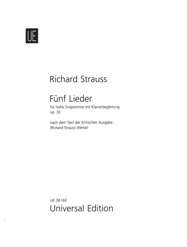 5 Lieder op.32