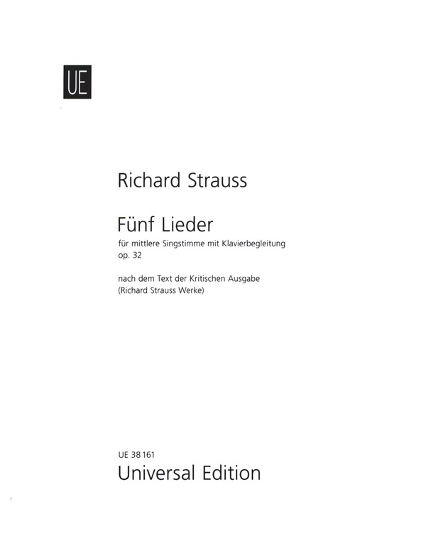 5 Lieder op.32