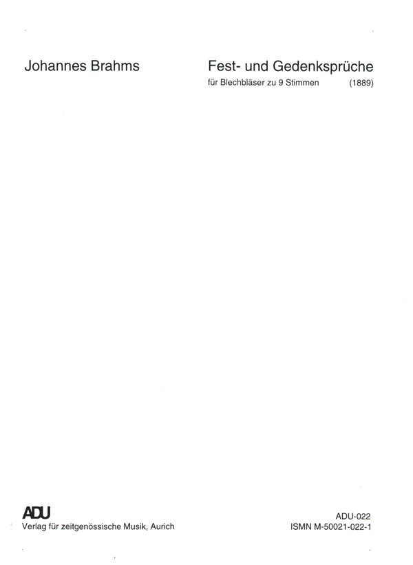 Vorderes Coverbild Fest- und Gedenksprüche