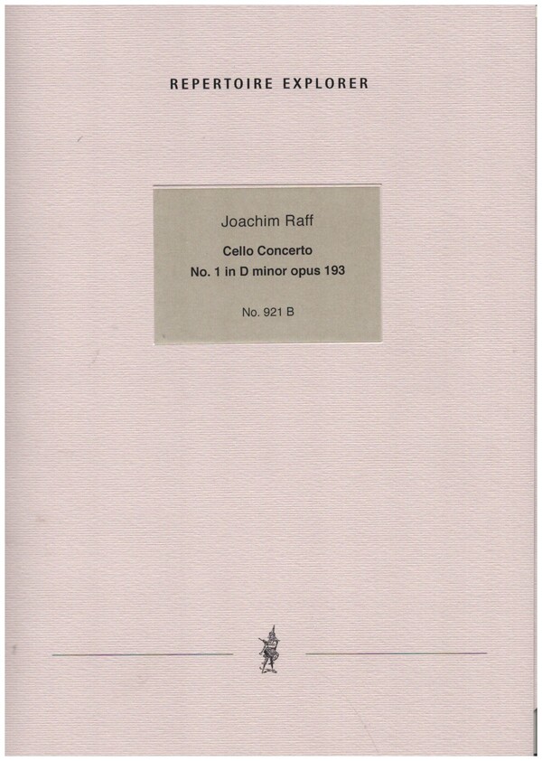 Vorderes Coverbild Cello Concerto no.1 in D-minor op.193