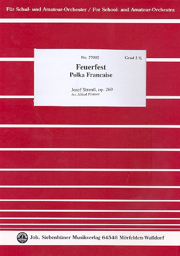 Vorderes Coverbild Feuerfest Polka op.269