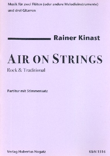 Vorderes Coverbild Air on Strings für 2 Flöten (Melodieinstrumente)