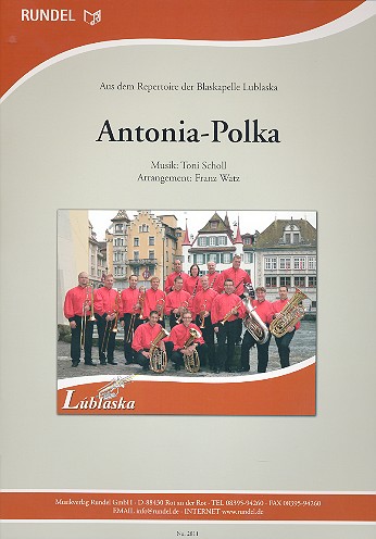 Vorderes Coverbild Antonia-Polka: für Blasorchester