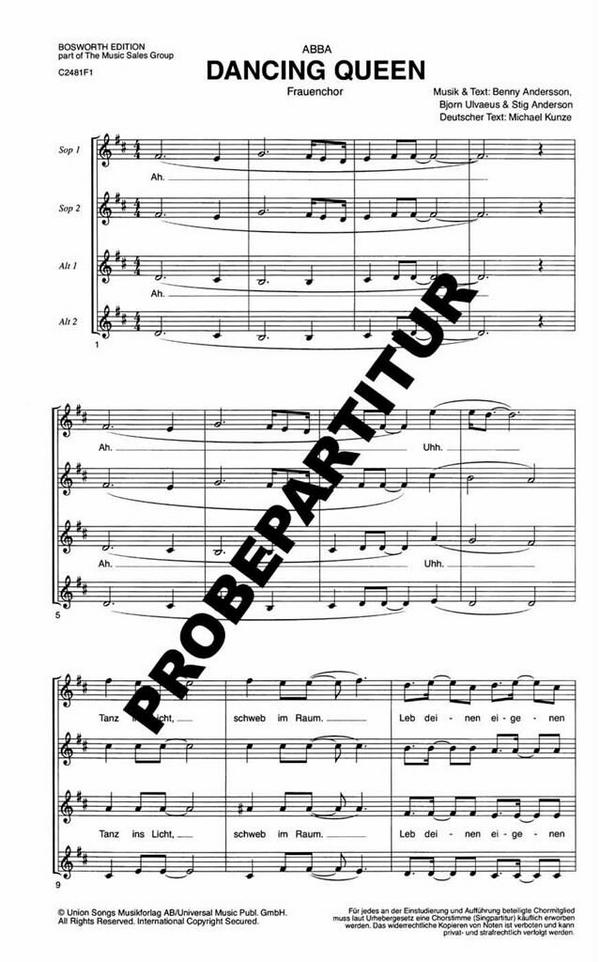 Vorderes Coverbild Dancing Queen