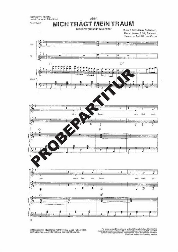 Vorderes Coverbild Mich trägt mein Traum