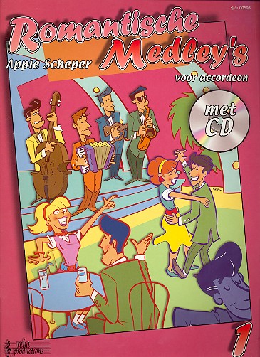 Vorderes Coverbild Romantische Medleys  Band 1 (+CD):