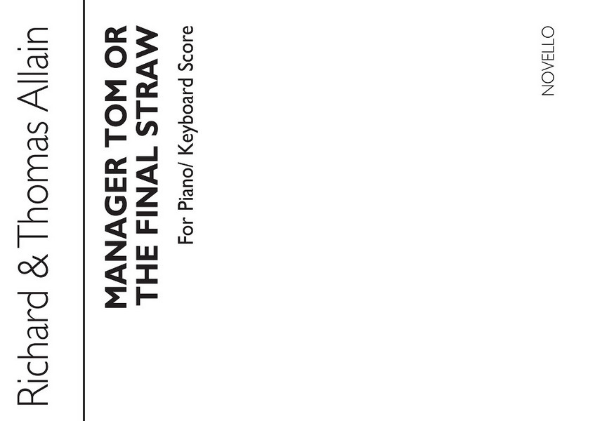 Vorderes Coverbild Manger Tom or The final Straw (+CD)