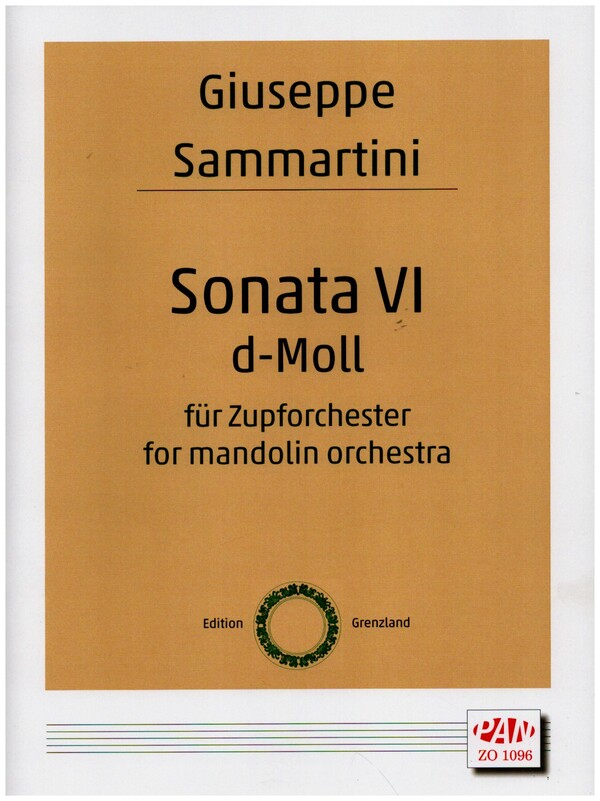 Vorderes Coverbild Sonata VI d-Moll