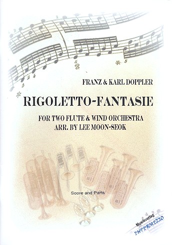 Vorderes Coverbild Rigoletto-Fantasie für 2 Flöten