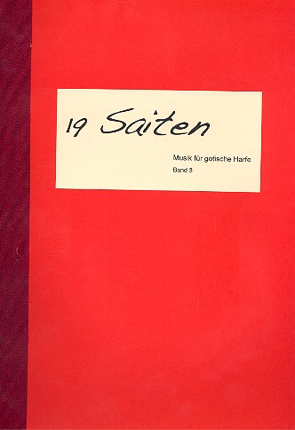 Vorderes Coverbild 19 Saiten Band 3 für gotische Harfe