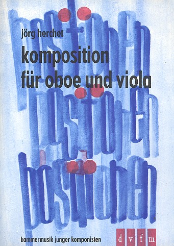 Vorderes Coverbild Komposition für Oboe und Viola