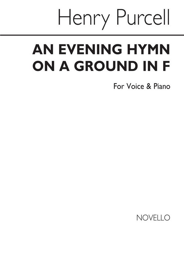 Vorderes Coverbild Evening Hymn on a Ground