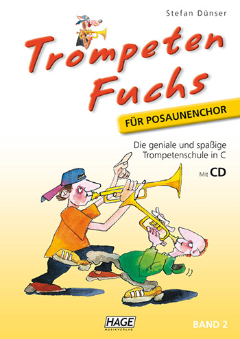 Vorderes Coverbild Trompeten-Fuchs für Posaunenchor Band 2 (+CD)