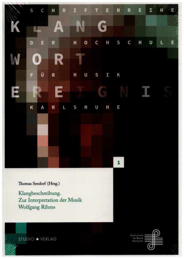 Vorderes Coverbild Klangbeschreibung - Zur Musik Wolfgang 