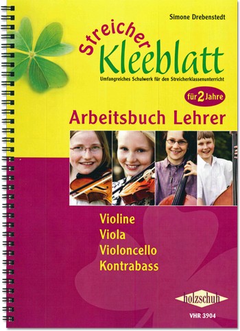 Vorderes Coverbild Streicher-Kleeblatt Arbeitsbuch