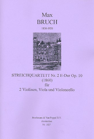 Vorderes Coverbild Quartett E-Dur Nr.2 op.10