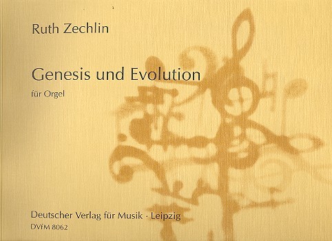 Vorderes Coverbild Genesis und Evolution für Orgel