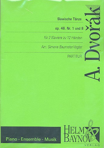 Vorderes Coverbild Slawische Tänze op.46,1 und op.46,8