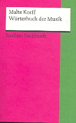 Vorderes Coverbild Wörterbuch der Musik