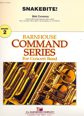Vorderes Coverbild Snakebite für Blasorchester