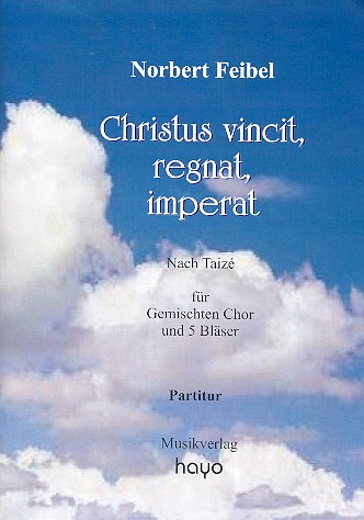 Vorderes Coverbild Christus vincit, regnat, imperat für gem Chor,