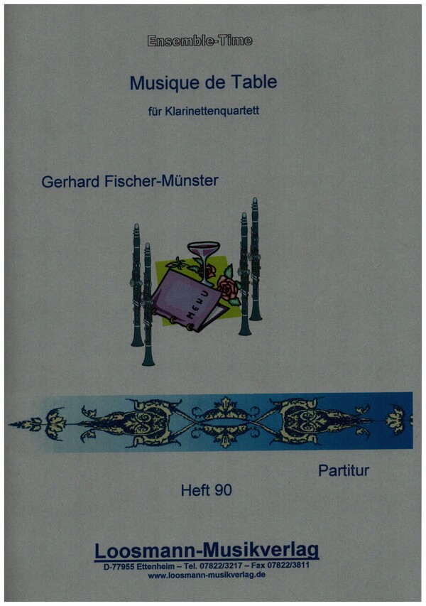 Vorderes Coverbild Musique de Table