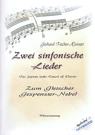 Vorderes Coverbild 2 sinfonische Lieder für Sopran (Tenor)