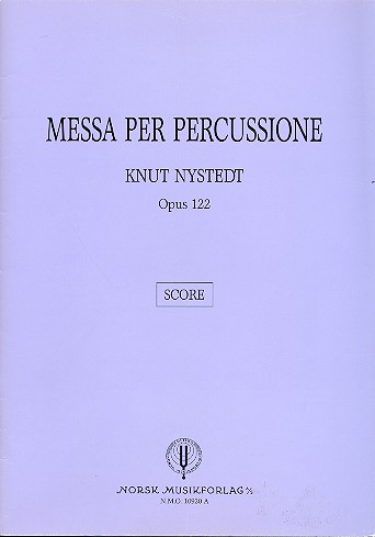 Vorderes Coverbild Messa per percussione op.122