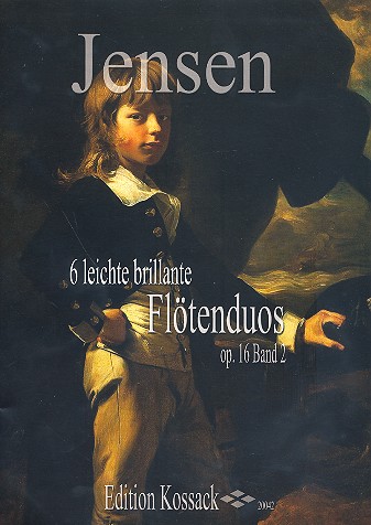 Vorderes Coverbild 6 leichte brillante Flötenduos op.16 Band 2